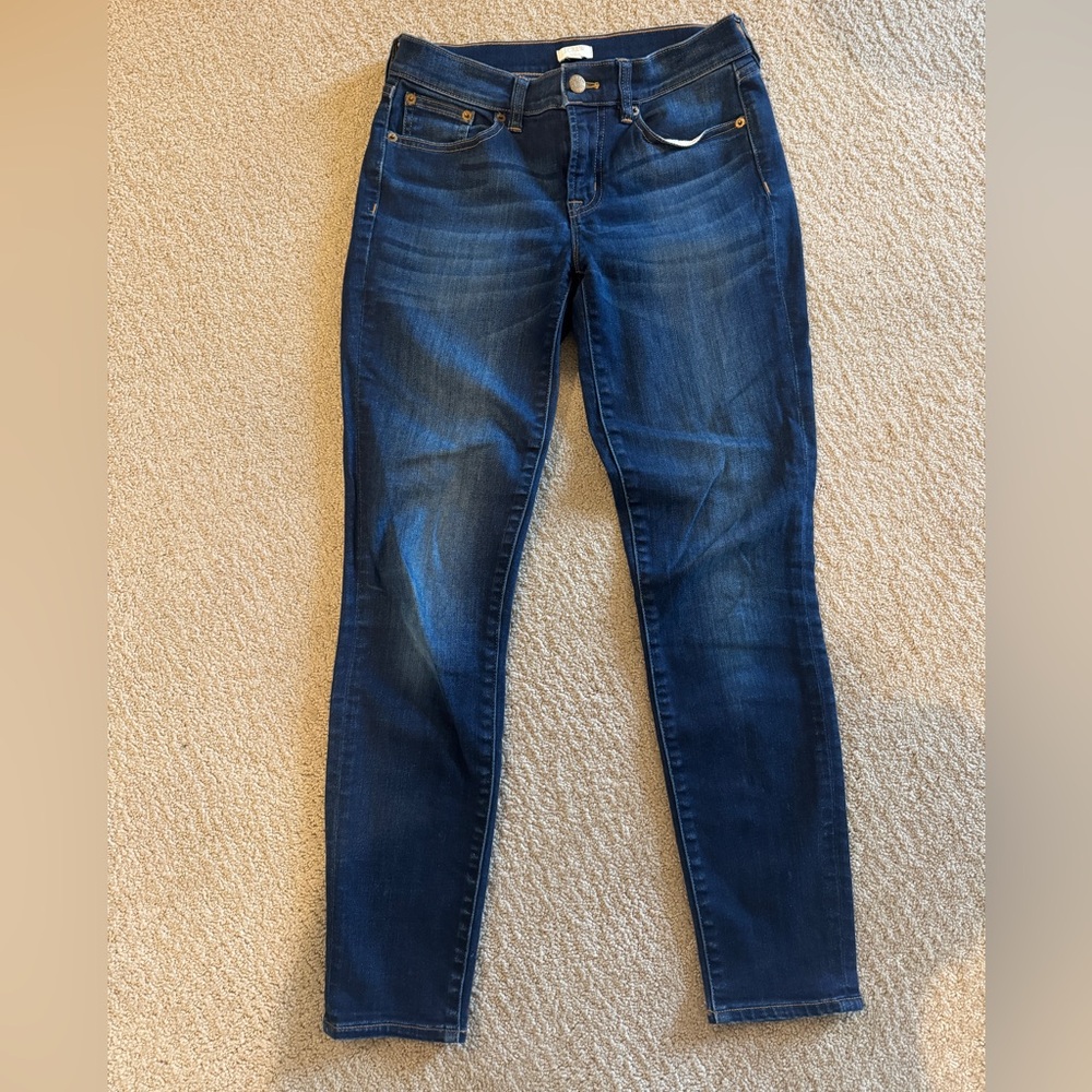 Jcrew skinny jeans dark wash